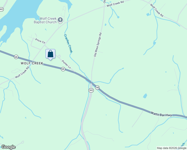 map of restaurants, bars, coffee shops, grocery stores, and more near 1010 Old Rhea Springs Road in Spring City