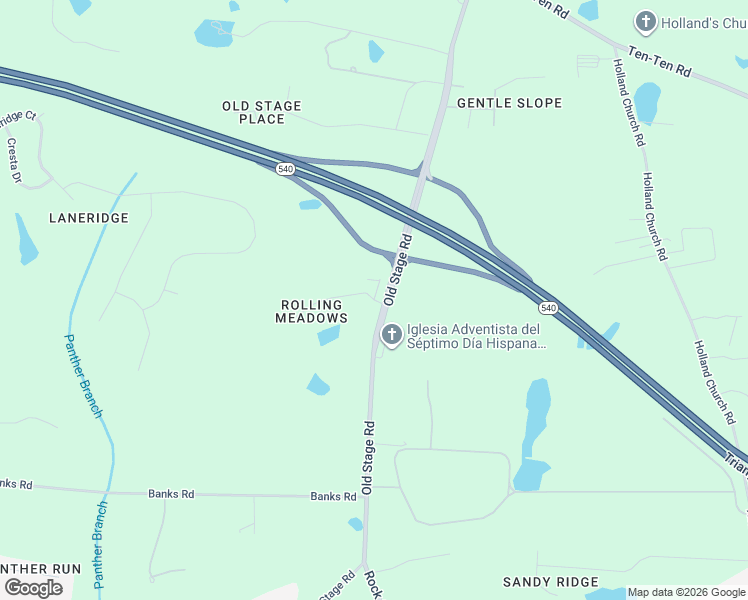 map of restaurants, bars, coffee shops, grocery stores, and more near 2534 Rolling Meadows Drive in Raleigh