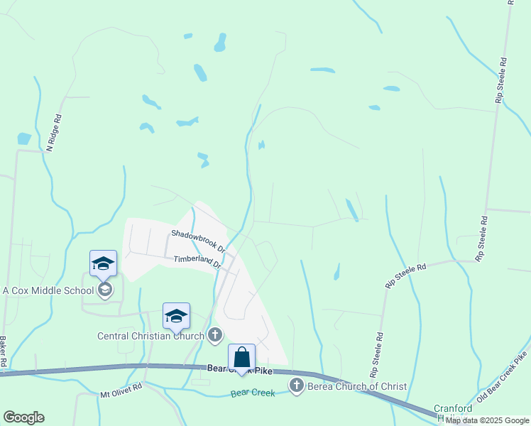 map of restaurants, bars, coffee shops, grocery stores, and more near 860 Tom Sharp Road in Columbia