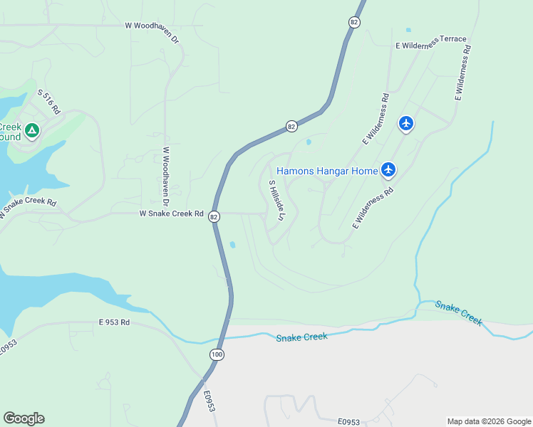 map of restaurants, bars, coffee shops, grocery stores, and more near 38675 Hillside Lane in Cookson