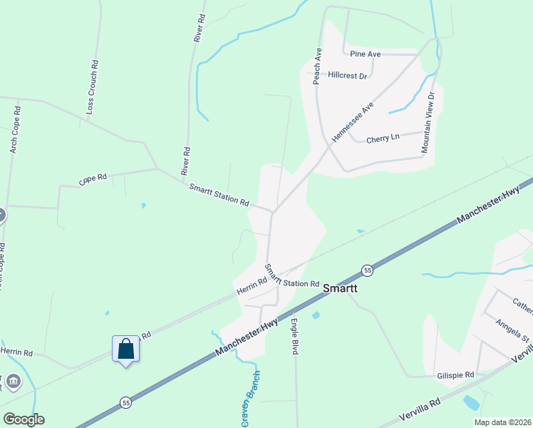 map of restaurants, bars, coffee shops, grocery stores, and more near 436 Smartt Station Road in Morrison