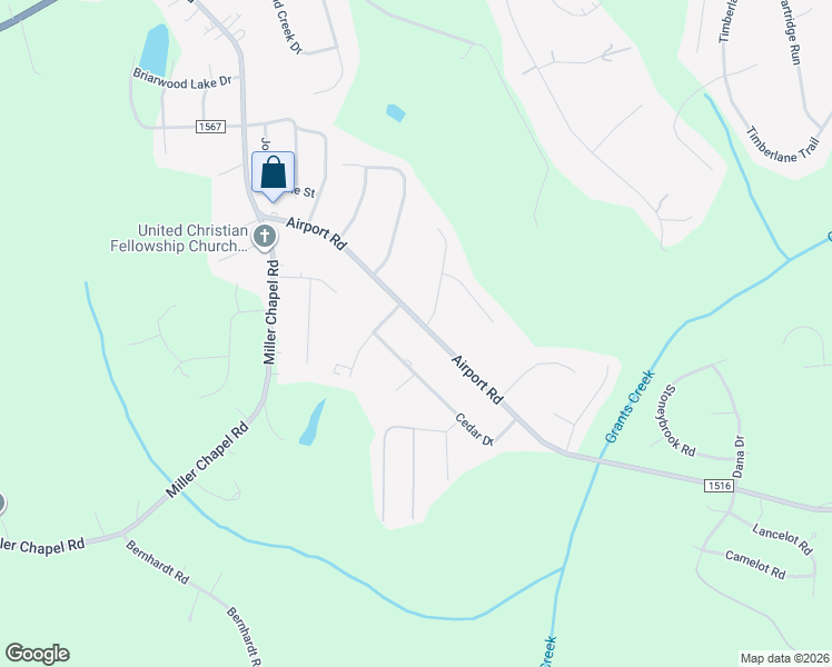 map of restaurants, bars, coffee shops, grocery stores, and more near 2129 Airport Road in Salisbury