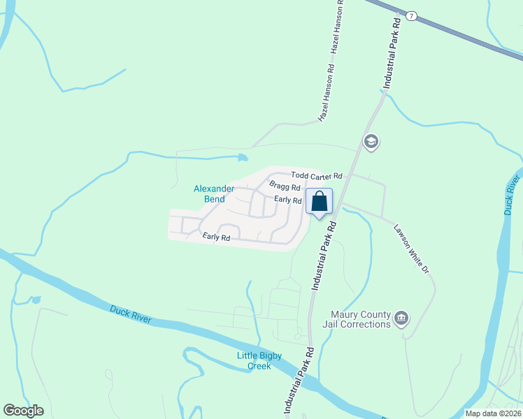 map of restaurants, bars, coffee shops, grocery stores, and more near 102 Hardy Road in Columbia