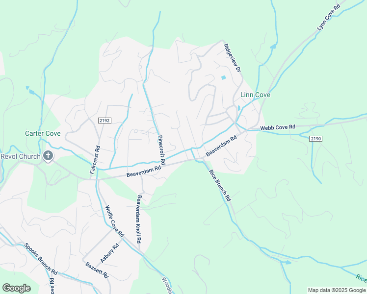 map of restaurants, bars, coffee shops, grocery stores, and more near Pinecroft Place in Asheville