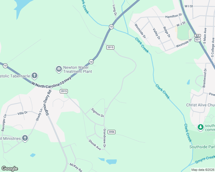 map of restaurants, bars, coffee shops, grocery stores, and more near 1665 Jarrett Farm Road in Newton