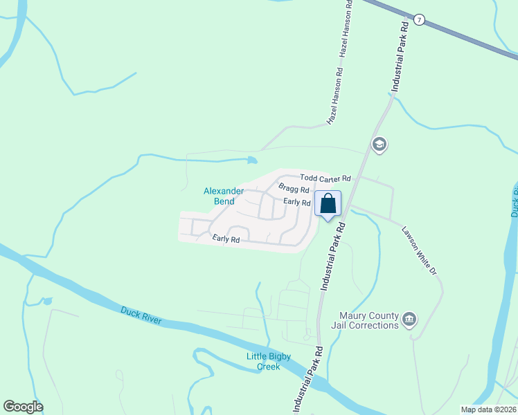 map of restaurants, bars, coffee shops, grocery stores, and more near 102 Hardy Road in Columbia