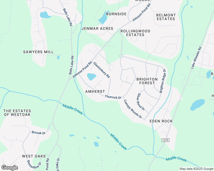 map of restaurants, bars, coffee shops, grocery stores, and more near 2721 Glastonbury Road in Apex