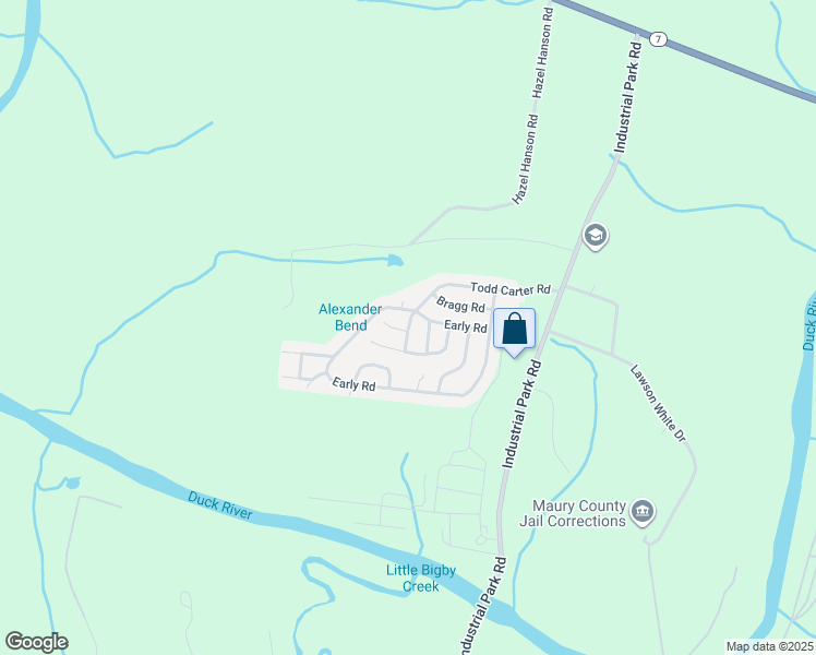 map of restaurants, bars, coffee shops, grocery stores, and more near 102 Hardy Road in Columbia