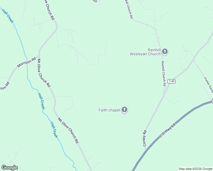 map of restaurants, bars, coffee shops, grocery stores, and more near 3901 Dewroe Drive in Morganton