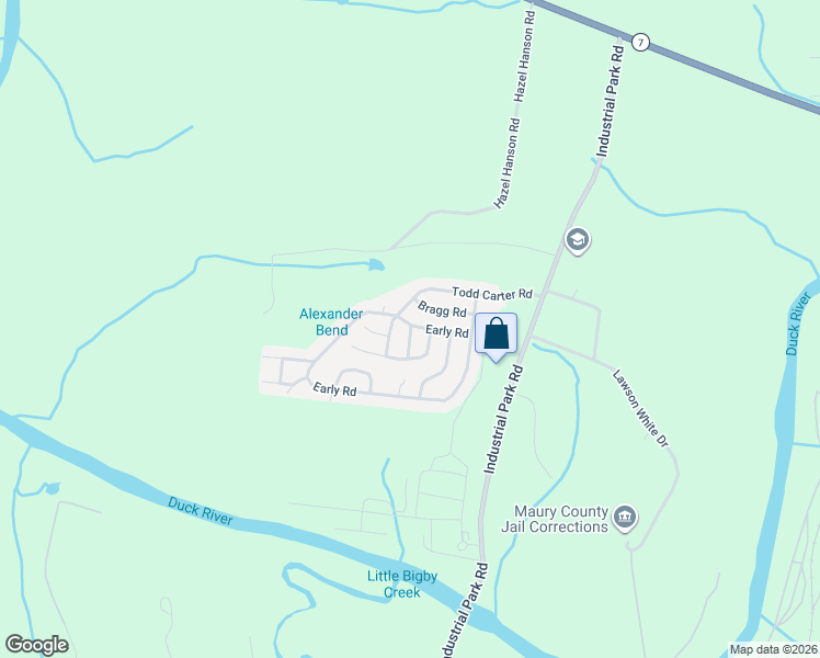 map of restaurants, bars, coffee shops, grocery stores, and more near 102 Hardy Road in Columbia