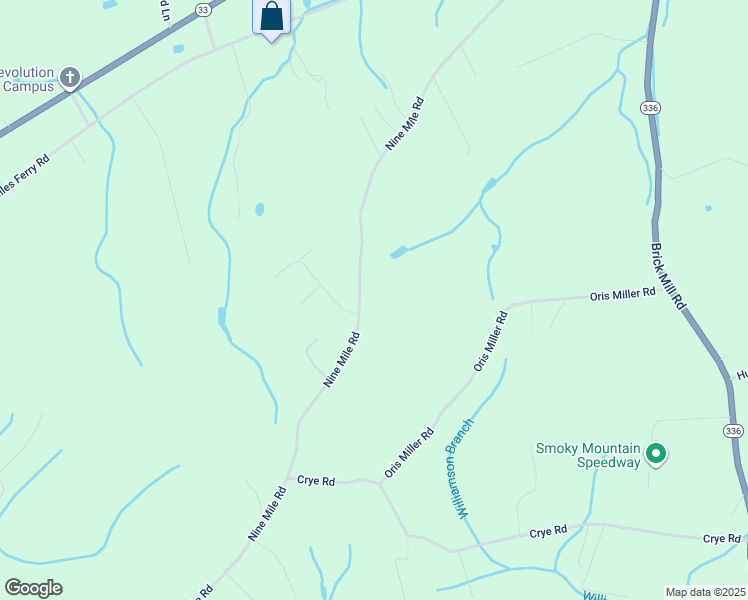 map of restaurants, bars, coffee shops, grocery stores, and more near 5906 9 Mile Road in Maryville