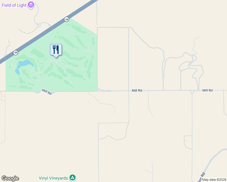 map of restaurants, bars, coffee shops, grocery stores, and more near 4827-4881 Mill Road in Paso Robles