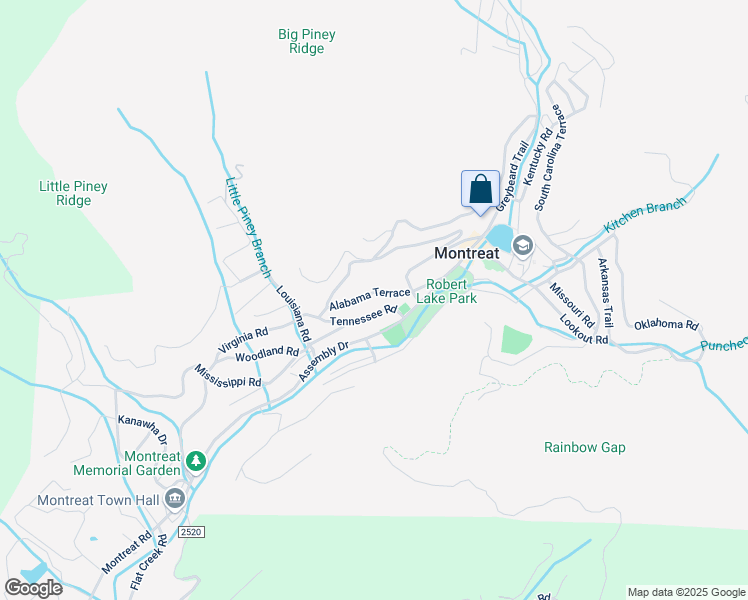 map of restaurants, bars, coffee shops, grocery stores, and more near in Montreat