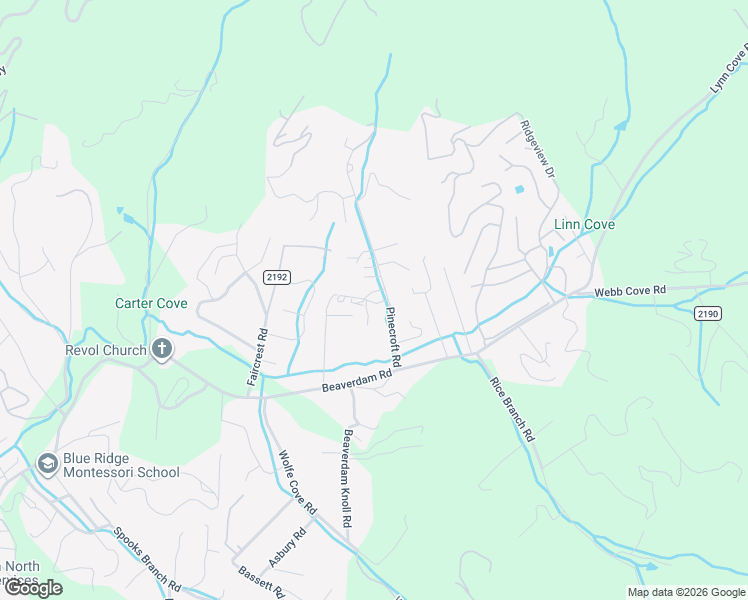 map of restaurants, bars, coffee shops, grocery stores, and more near 20 Pinecroft Road in Asheville