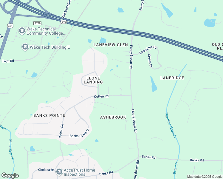 map of restaurants, bars, coffee shops, grocery stores, and more near 9813 Southview Court in Raleigh