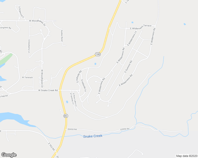 map of restaurants, bars, coffee shops, grocery stores, and more near 19502 East Cedar Lane in Cookson