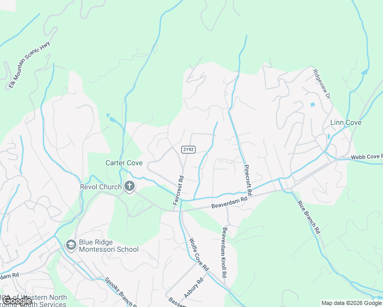 map of restaurants, bars, coffee shops, grocery stores, and more near 33 Brookcliff Drive in Asheville
