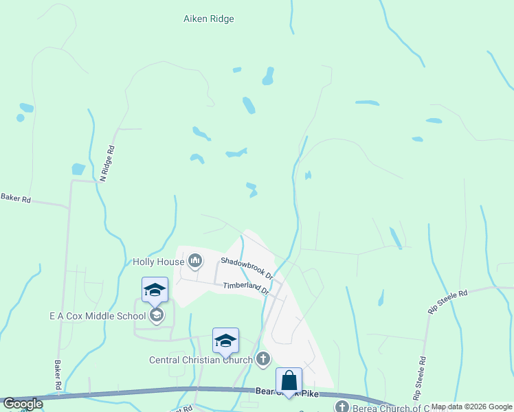 map of restaurants, bars, coffee shops, grocery stores, and more near 857 Tom Sharp Road in Columbia