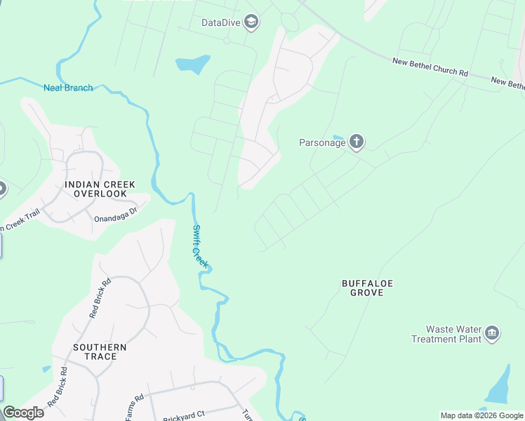 map of restaurants, bars, coffee shops, grocery stores, and more near 121 Leclaire Circle in Garner
