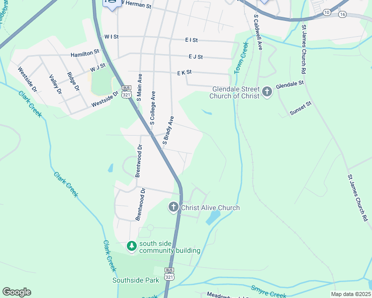 map of restaurants, bars, coffee shops, grocery stores, and more near 236 Park Lane in Newton