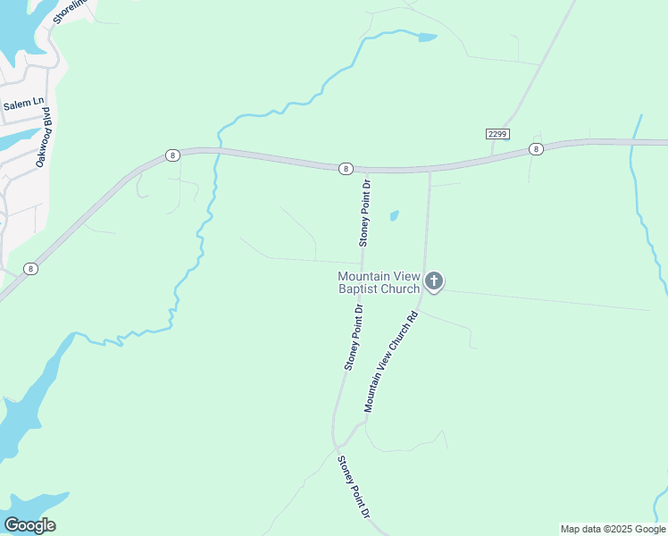 map of restaurants, bars, coffee shops, grocery stores, and more near Stoney Point Drive in Lexington