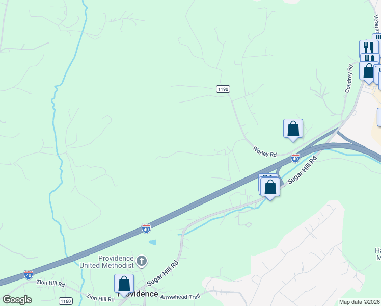 map of restaurants, bars, coffee shops, grocery stores, and more near Mac Drive in Marion