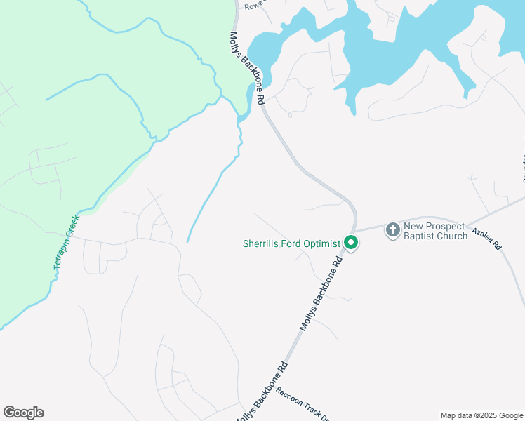 map of restaurants, bars, coffee shops, grocery stores, and more near 8012 Parkview Lane in Sherrills Ford