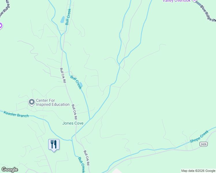 map of restaurants, bars, coffee shops, grocery stores, and more near 9 Fuller Lane in Asheville