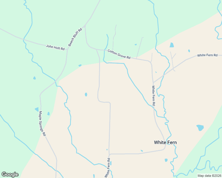 map of restaurants, bars, coffee shops, grocery stores, and more near 21 Sherman Blankenship Road in Beech Bluff