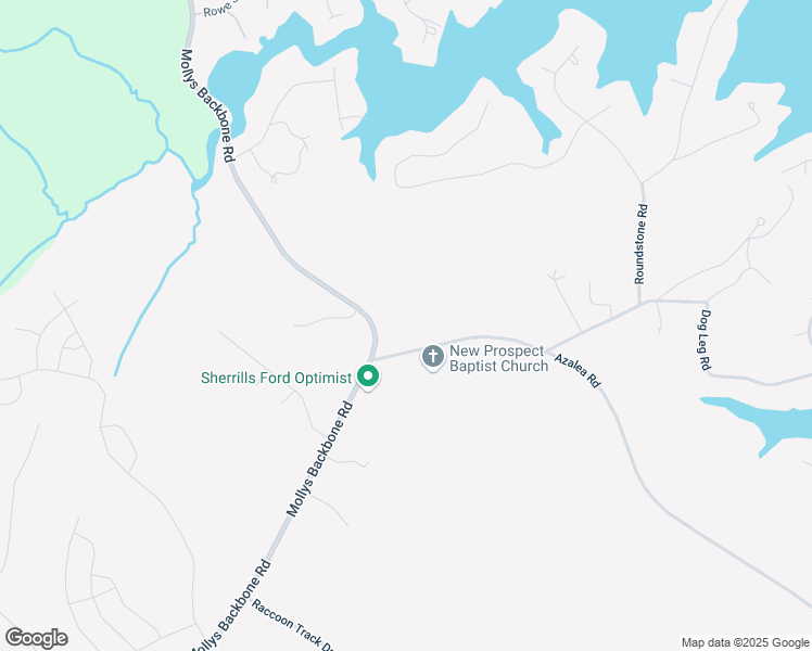 map of restaurants, bars, coffee shops, grocery stores, and more near 8304 Azalea Road in Sherrills Ford