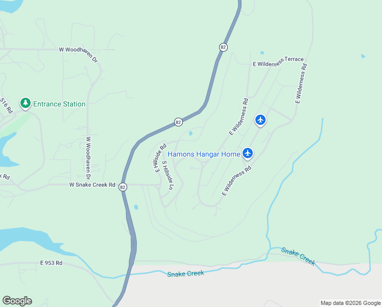 map of restaurants, bars, coffee shops, grocery stores, and more near 19502 East Cedar Lane in Cookson