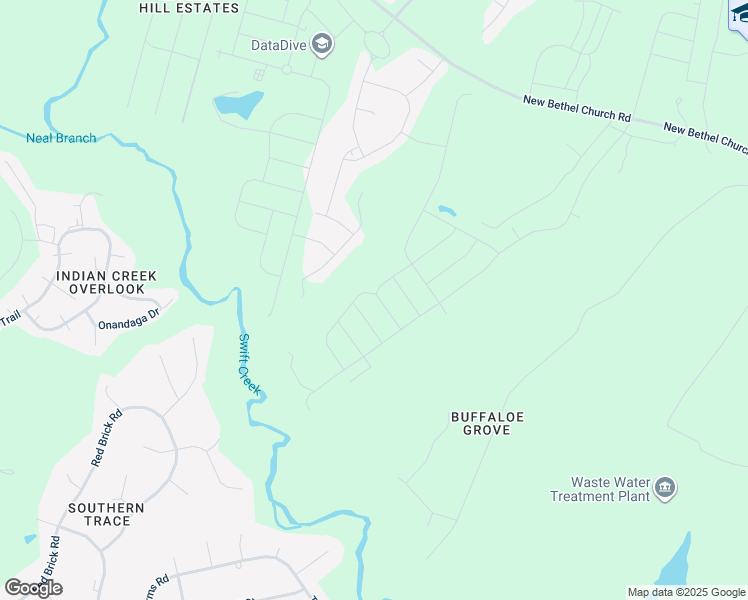 map of restaurants, bars, coffee shops, grocery stores, and more near 645 Red River Drive in Garner