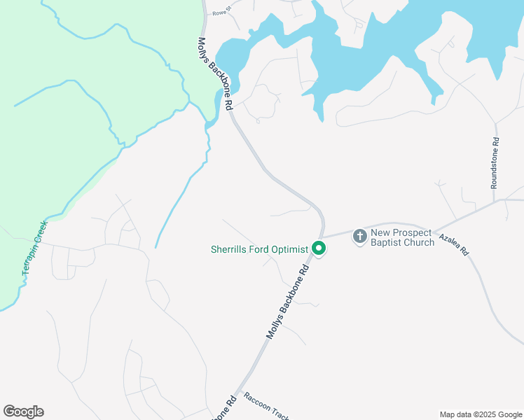 map of restaurants, bars, coffee shops, grocery stores, and more near 1675 Mollys Backbone Road in Sherrills Ford