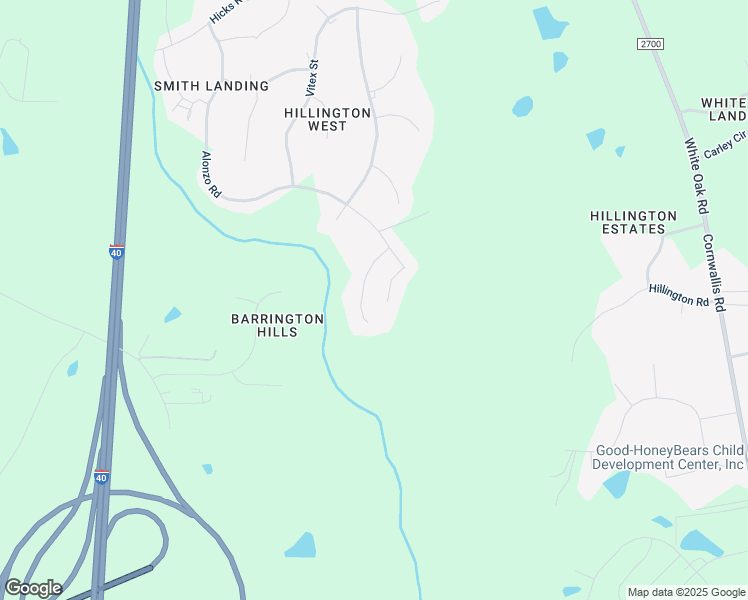 map of restaurants, bars, coffee shops, grocery stores, and more near 4625 Low Ground Court in Garner