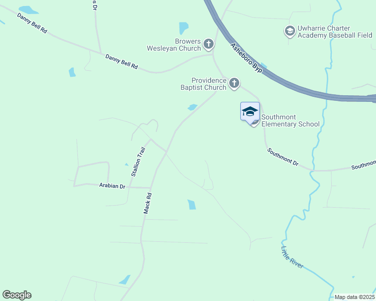 map of restaurants, bars, coffee shops, grocery stores, and more near 1773 Callicutt Henley Road in Asheboro