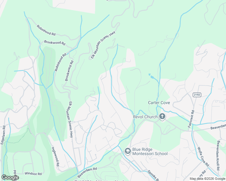 map of restaurants, bars, coffee shops, grocery stores, and more near 5 West Crabapple Lane in Asheville
