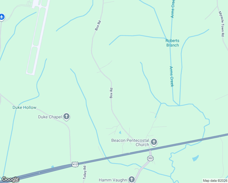 map of restaurants, bars, coffee shops, grocery stores, and more near 593 Box Road in Darden