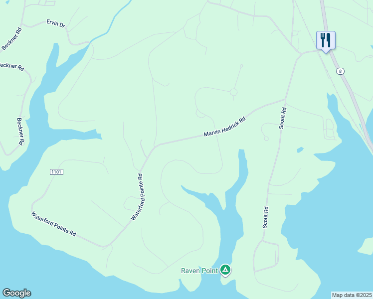 map of restaurants, bars, coffee shops, grocery stores, and more near 518 Starboard Reach in Lexington