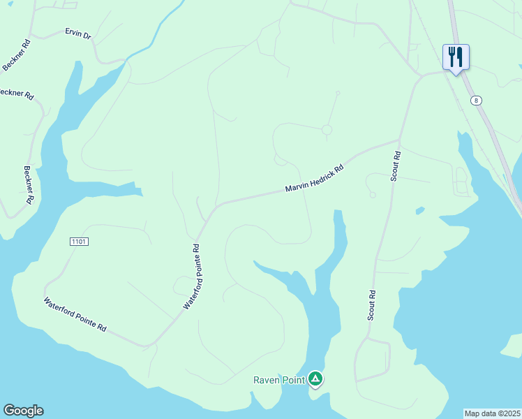 map of restaurants, bars, coffee shops, grocery stores, and more near 518 Starboard Reach in Lexington