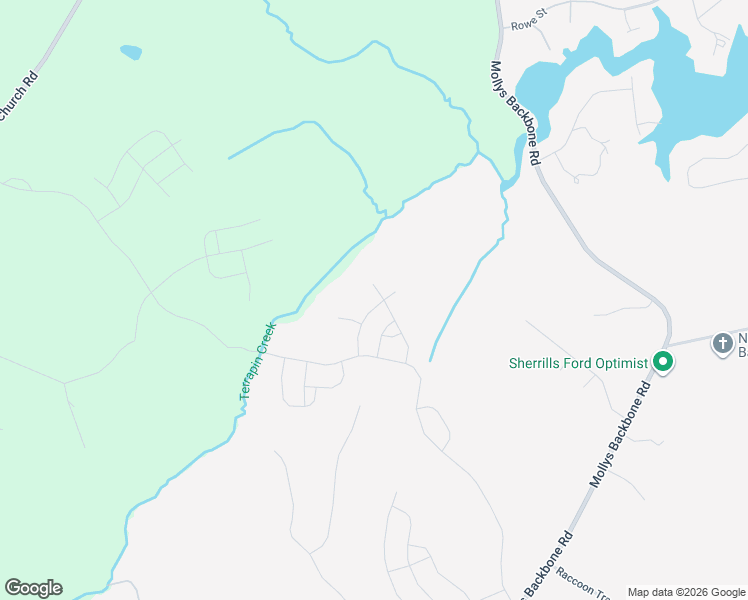 map of restaurants, bars, coffee shops, grocery stores, and more near 2074 Van Buren Road in Sherrills Ford