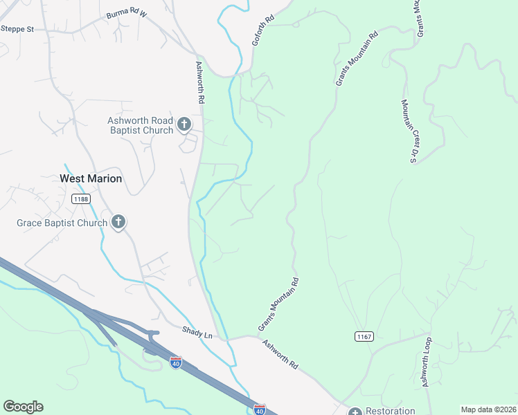 map of restaurants, bars, coffee shops, grocery stores, and more near 145 Beaveridge Drive in Marion