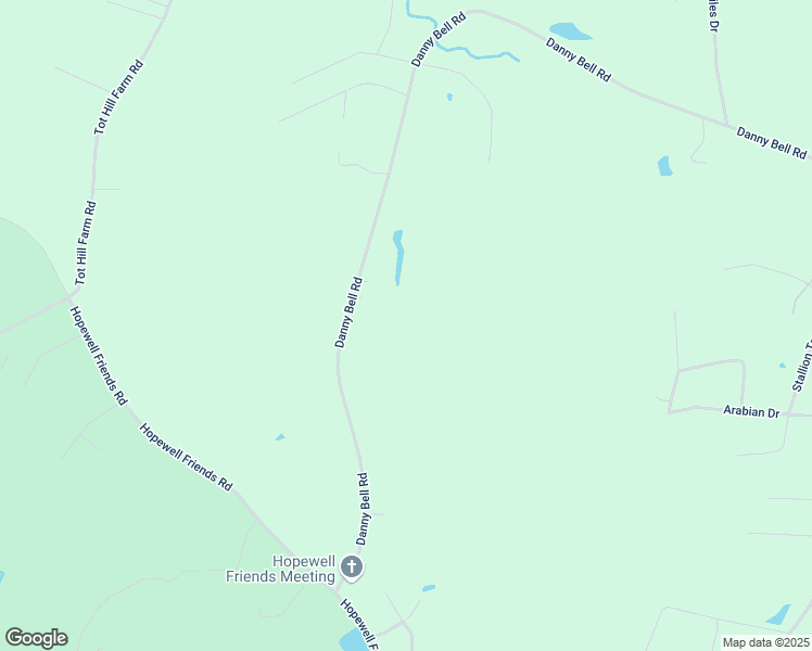 map of restaurants, bars, coffee shops, grocery stores, and more near 2547 Danny Bell Road in Asheboro