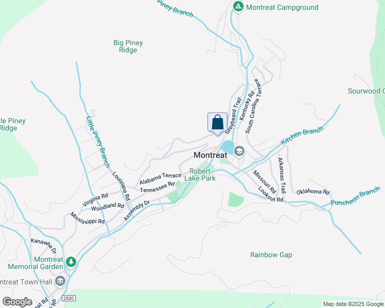 map of restaurants, bars, coffee shops, grocery stores, and more near 313 Georgia Terrace in Black Mountain
