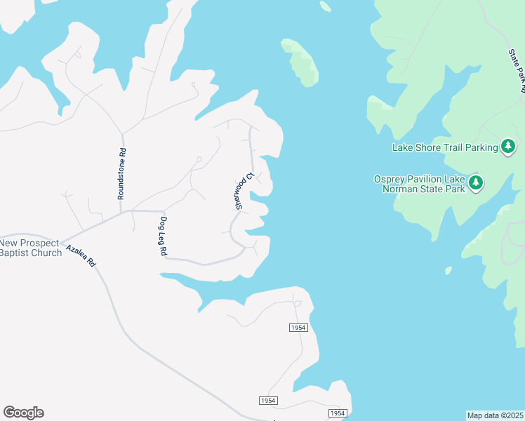 map of restaurants, bars, coffee shops, grocery stores, and more near 1698 Sherwood Court in Lake Norman of Catawba