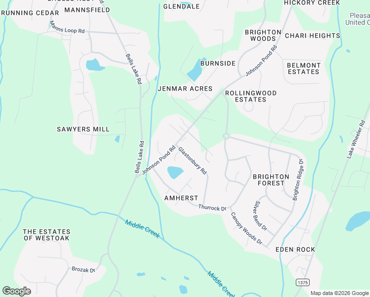 map of restaurants, bars, coffee shops, grocery stores, and more near 4817 Johnson Pond Road in Apex