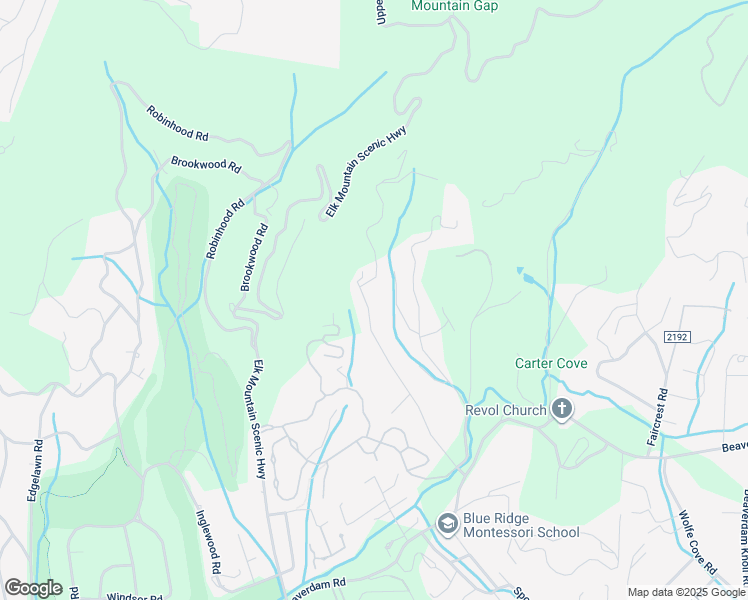 map of restaurants, bars, coffee shops, grocery stores, and more near 105 Wild Cherry Road in Asheville