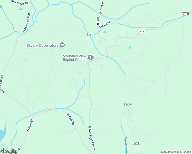 map of restaurants, bars, coffee shops, grocery stores, and more near 2193 North Fork-Right Fork Road in Black Mountain
