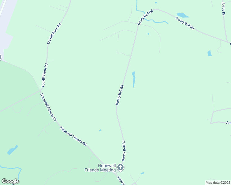 map of restaurants, bars, coffee shops, grocery stores, and more near 2518 Danny Bell Road in Asheboro