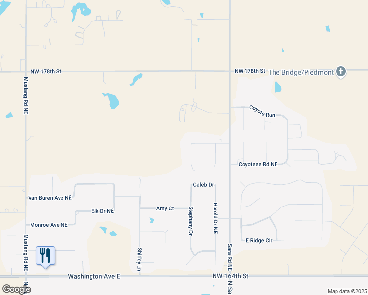 map of restaurants, bars, coffee shops, grocery stores, and more near 928 Fawn Creek Court in Piedmont