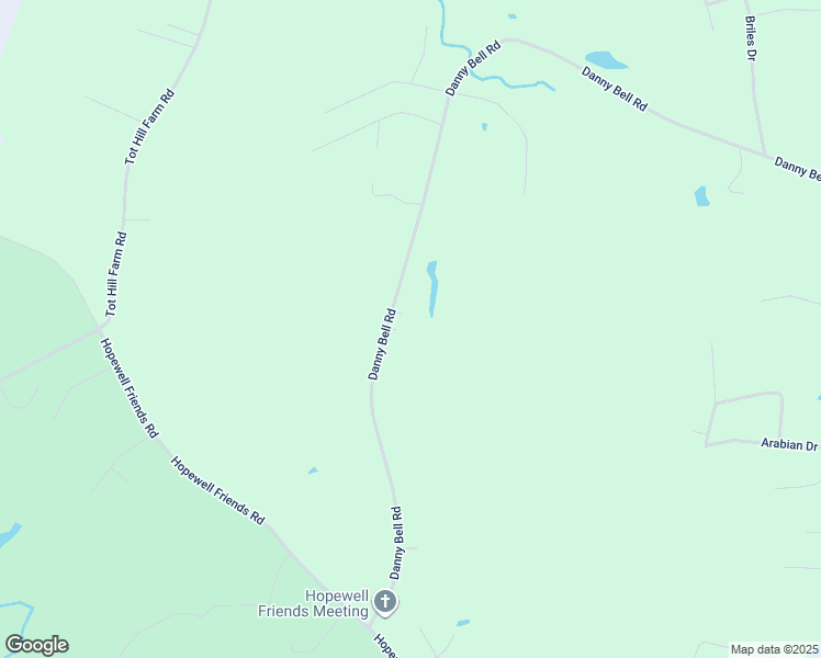 map of restaurants, bars, coffee shops, grocery stores, and more near 2509 Danny Bell Road in Asheboro